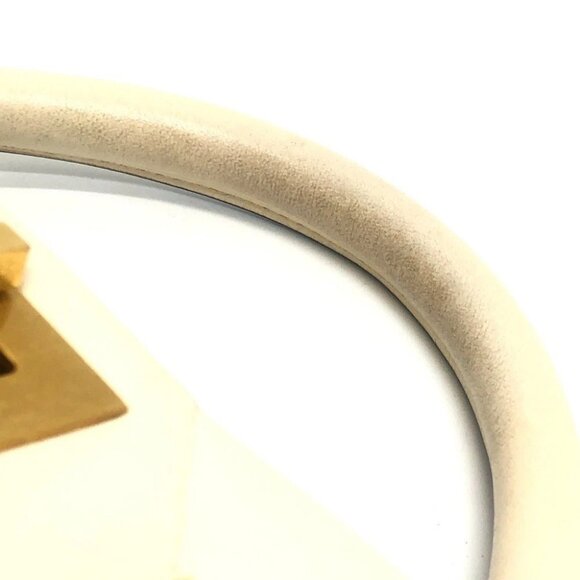 VALENTINO VW0B0197BSF Rockstud Roman studs Bag Hand Bag Leather White - Picture 10 of 15